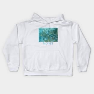 Water Lily Pond (1915) by Claude Monet Kids Hoodie